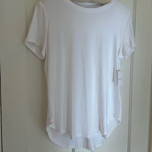 Beyond Yoga White Short Sleeve Tee